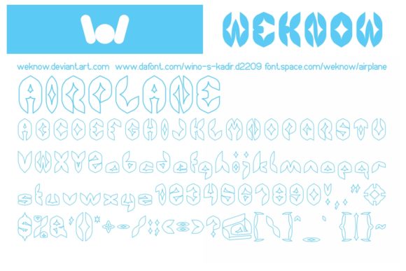 Airplane Font - Preview 2