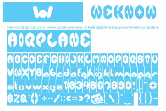 Airplane Font - Preview 4