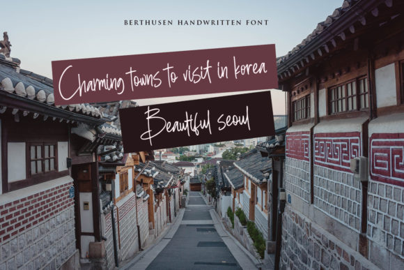 Berthusen Font - Preview 3