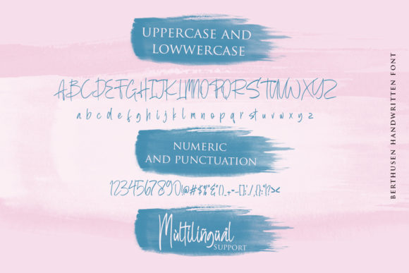 Berthusen Font - Preview 6