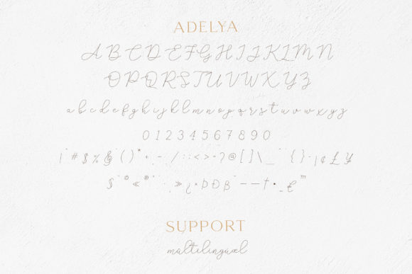 Gamour Font PNG with transparent background - Preview 6