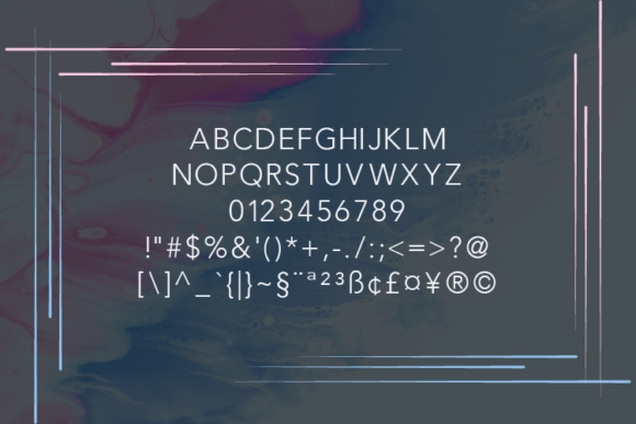 Gothic Thin Font - Preview 1
