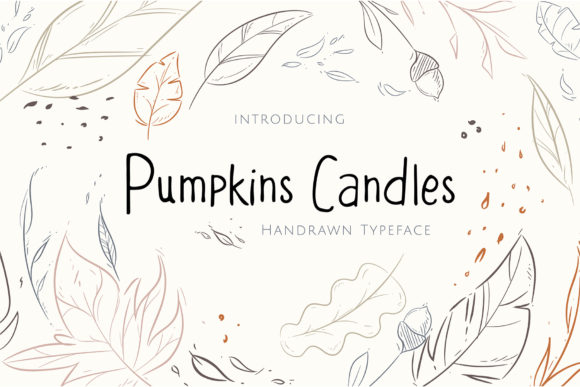 Pumpkins Candles Czcionki Skryptowe Czcionka Przez Stellar Studio