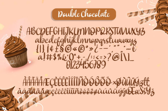 Double Chocolate Font - Preview 4
