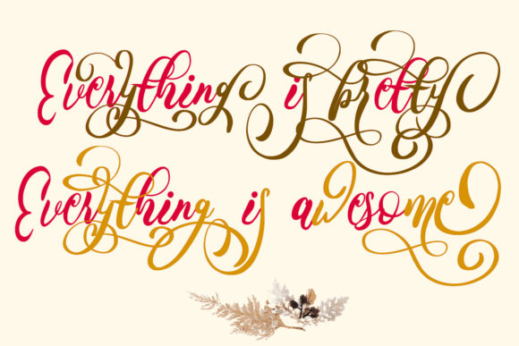 Febrina Font PNG with transparent background - Preview 4