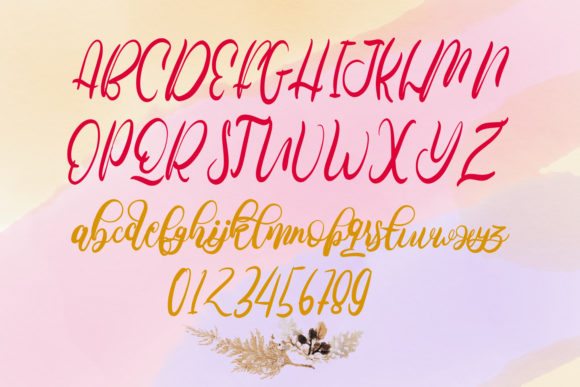Febrina Font PNG with transparent background - Preview 5