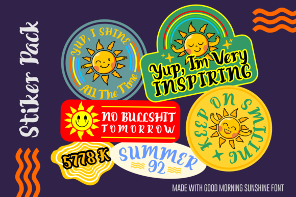 Good Morning Sunshine Font - Preview 4