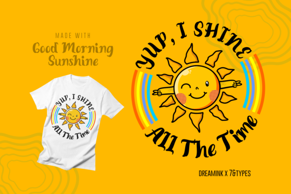 Good Morning Sunshine Font - Preview 6