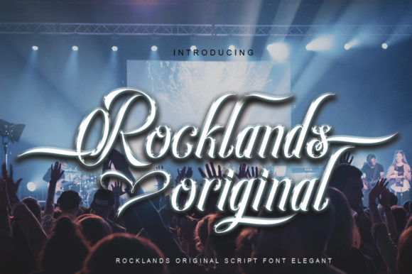 Rocklands Original Font PNG with transparent background - Preview 5