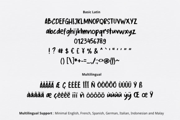 Kandy Yum Font PNG with transparent background - Preview 1
