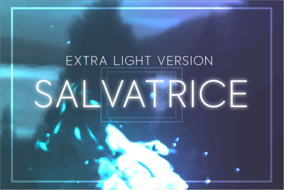 Salvatrice Extra Light Fontes Sans Serif Fonte Por Huntype