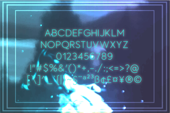 Salvatrice Extra Light Font PNG with transparent background - Preview 1