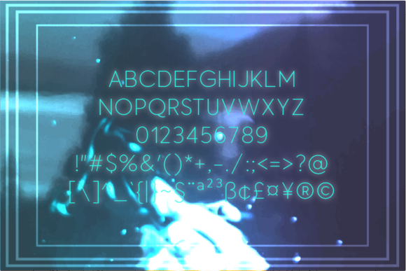 Salvatrice Thin Font PNG with transparent background - Preview 1