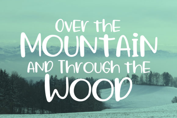 Alpen Snow Font - Preview 2
