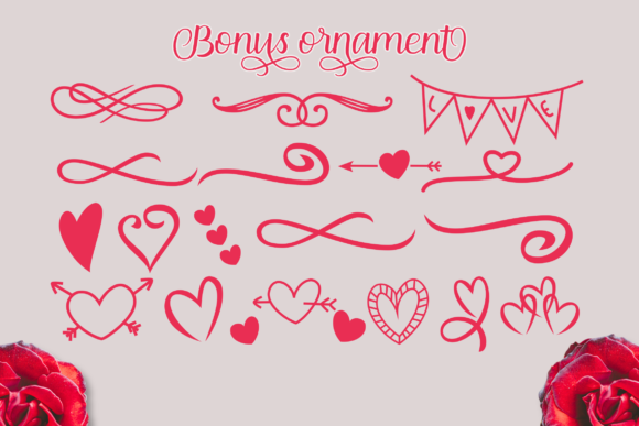 Angela Heart Font - Preview 3