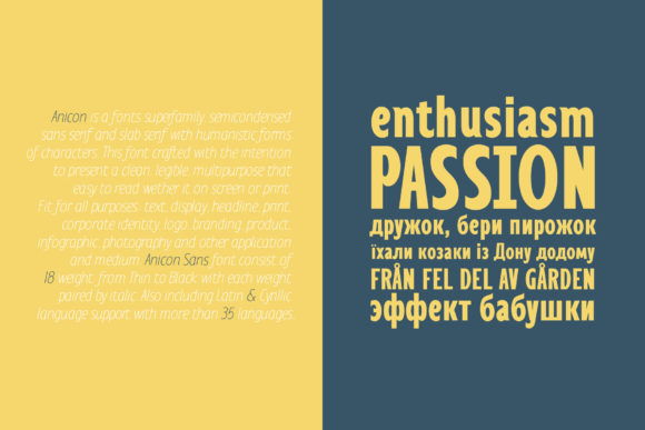 Anicon Font - Preview 2