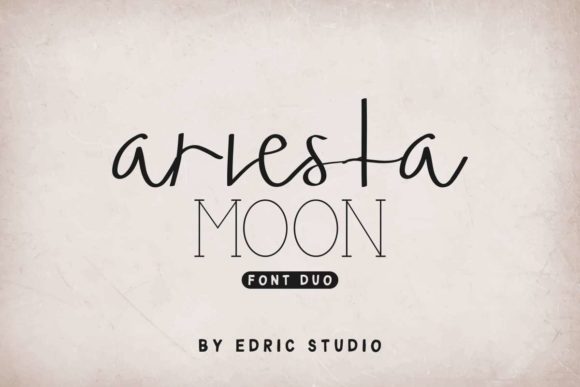 Ariesta Moon Duo Font - Preview 1