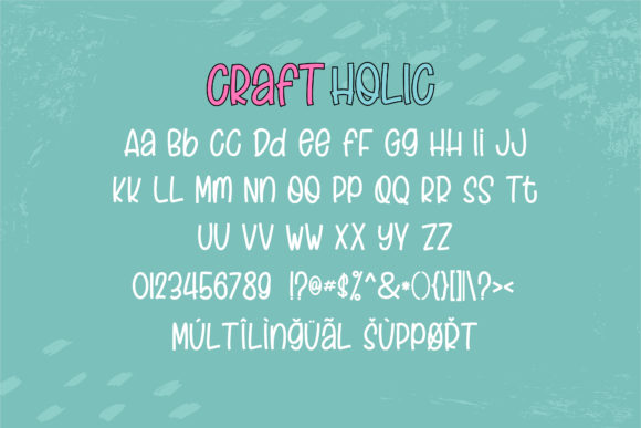 Craft Holic Font - Preview 3