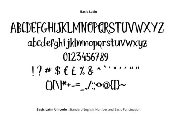 Fable Bug Font - Preview 1