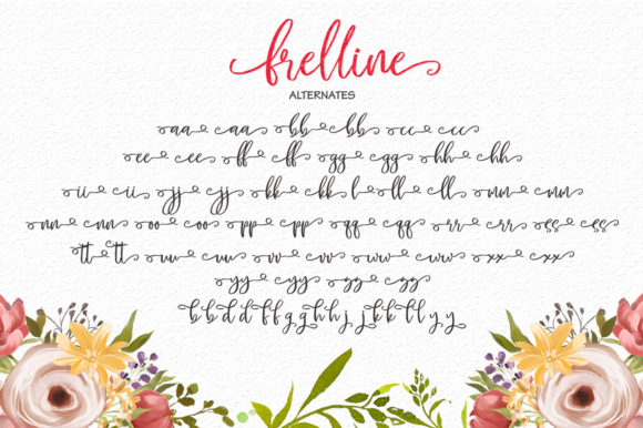 Frelline Font - Preview 6