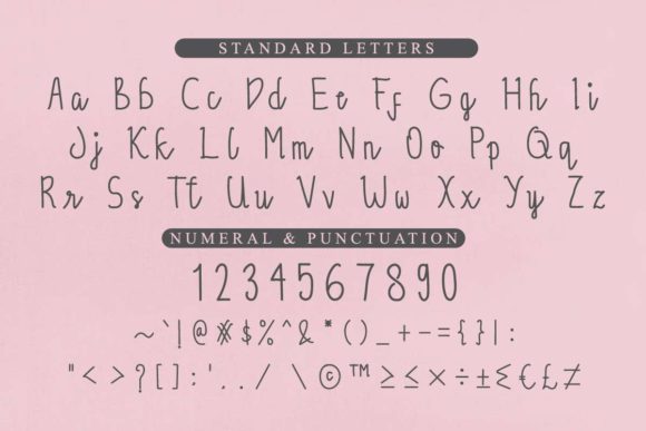 Gemintang Font PNG with transparent background - Preview 3