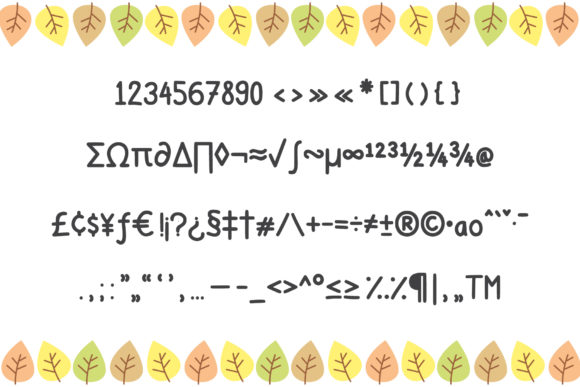 Gomgom Font PNG with transparent background - Preview 3