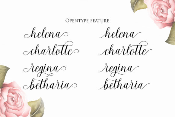 Helena Bonham Font PNG with transparent background - Preview 2