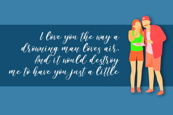 Honeymoon Font - Preview 1