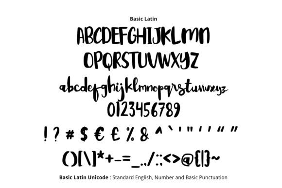 Kabut Senja Font PNG with transparent background - Preview 1