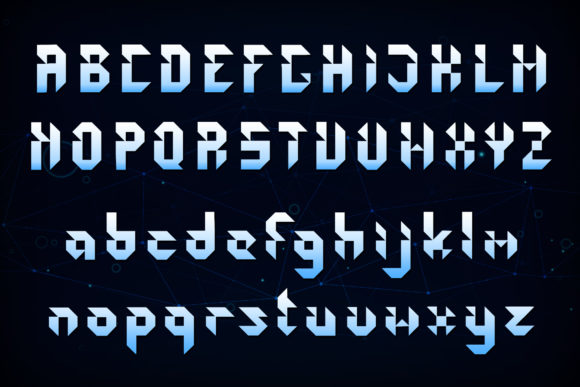 Kids Shape Font PNG with transparent background - Preview 1
