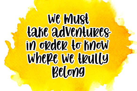 Lemonade Fabrica Font PNG with transparent background - Preview 4