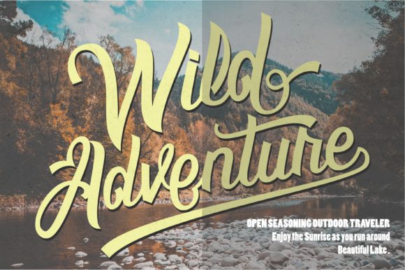 Montreal Script Font PNG with transparent background - Preview 1