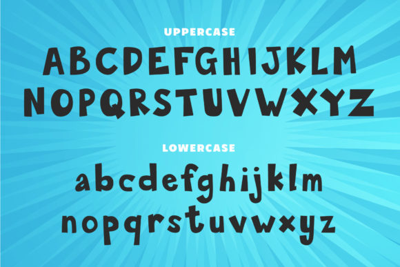 Shaped Corner Font PNG with transparent background - Preview 1