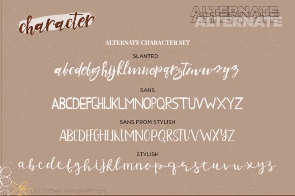 Candice Trio Font - Preview 6