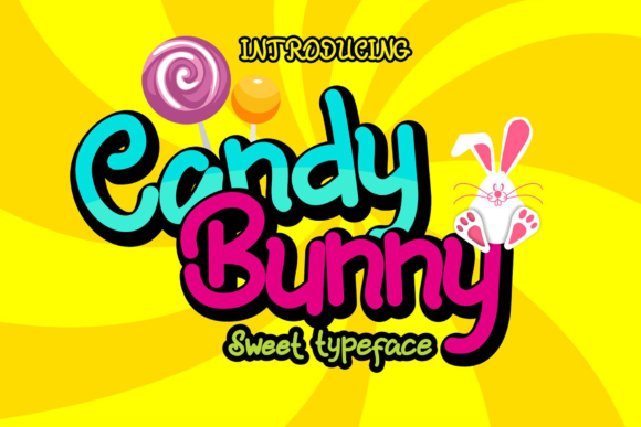 Candy Bunny Display Font By Cikareotype