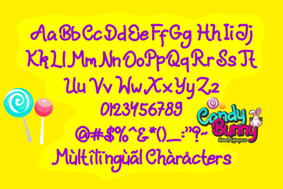 Candy Bunny Font - Preview 2