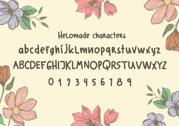 Helomade Font PNG with transparent background - Preview 4