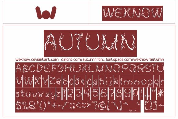 Autumn Font - Preview 1