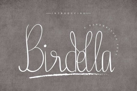 Birdella Font - Preview 1