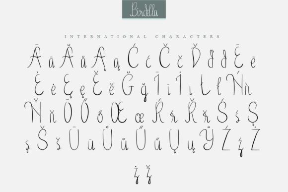 Birdella Font - Preview 6