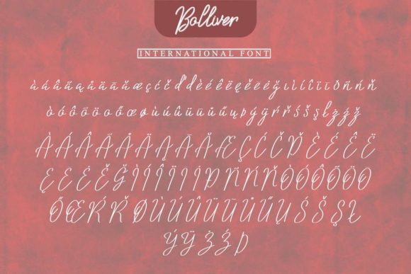 Bolliver Font - Preview 6