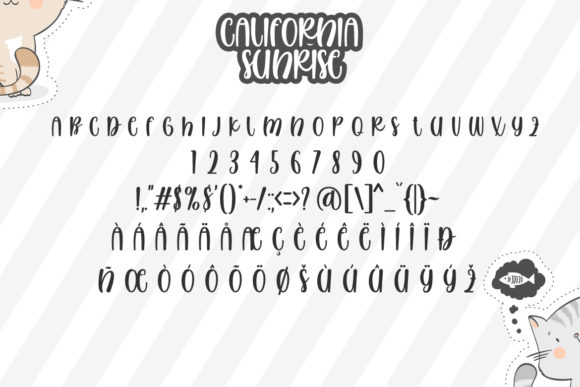 California Sunrise Font - Preview 4
