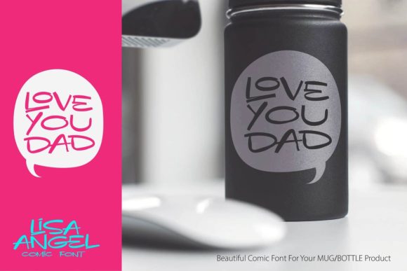 Lisa Angel Font PNG with transparent background - Preview 6