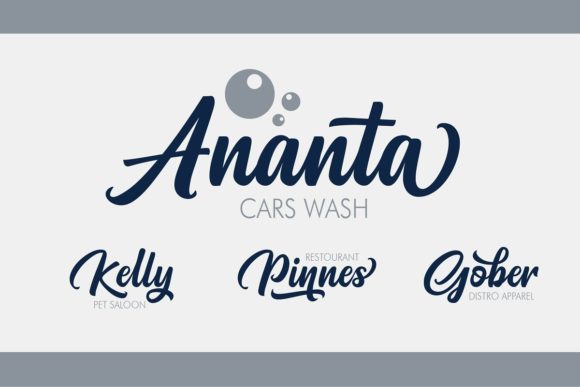 Pristyne Font PNG with transparent background - Preview 3