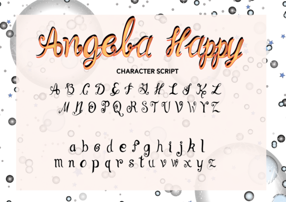 Angela Happy Font - Preview 2