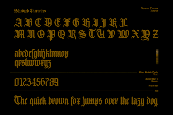 Avestrava Font - Preview 3