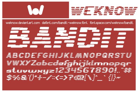Bandit Font - Preview 2