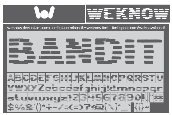 Bandit Font - Preview 3