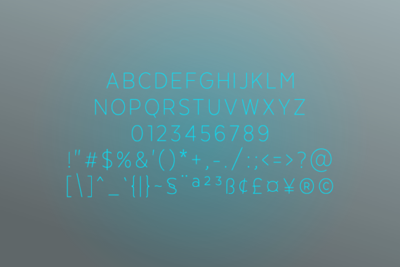 Agnella Thin Font PNG with transparent background - Preview 1