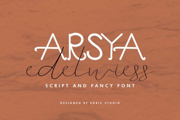 Arsya Edelwiess Duo Font - Preview 1